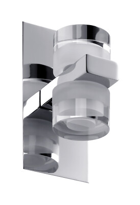  Paulmann WallCeiling Diadem WL IP44 LED 2x3,5W Chrom/Weiß 230V Metall/Acryl