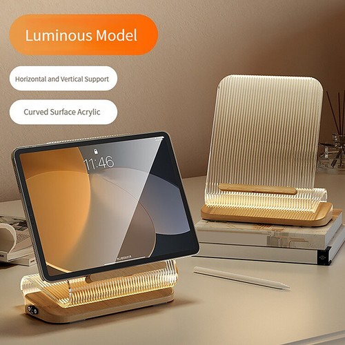 Acrylic Tablet Stand Curved Bracket Pad Phones Bracket Universal Bracket - 第 7/8 張圖片