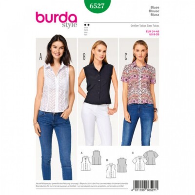 Burda Schnittmuster 6527 Damen 8-18
