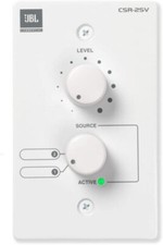 JBL Professional CSR-2SV-WHT Wall Volume Controller for CSM-21, CSM-32, White