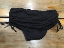 Women  s Kona Sol Adjustable Swim Skort Black Size Small NWOT