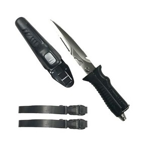 Scuba Choice 2 in 1 Dive Knife and Scissor With Sheath & Straps