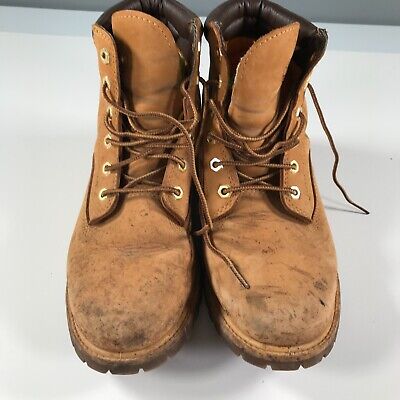 Timberland Boots Womens 9.5W Brown Smooth Leather Lace Up Timberland Boots Womens 9.5W Brown Smooth Leather Lace Up