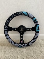 330mm Deep Dish Steering Wheel - Fit 6 Hole Hub Like Vertex Nardi Nrg Grip