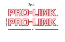 HONDA XR CR SWINGARM RED-GRAY PRO-LINK  DECALS GLOSS GRAPHICS VINTAGE MOTOCROSS