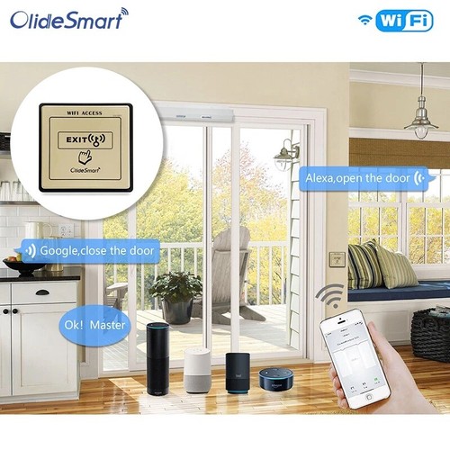 Olide OS1001 Smart Automatic Door Wifi Switch, Work With Alexa and Google Home - Picture 4 of 4
