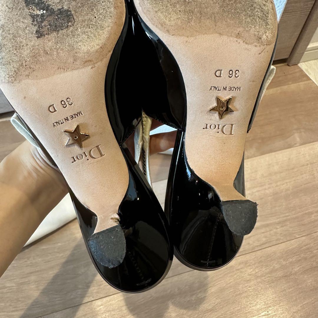 Christian Dior J’adior Slingback Pumps size 36 Black … Gem