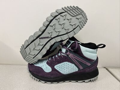 Merrell ''WILDWOOD MID LEATHER WATERPROOF'' Women's size 7 Hiking Boots Camping