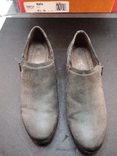 Botines Natural Soul para mujer 8,5 M Kasta grafito cremallera lateral  Foto 3 de 4