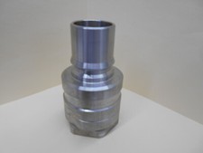 PARKER 1-1/2" NPTF 60 SERIES STAINLESS STEEL HYDRAULIC QUICK COUPLING NIPPLE