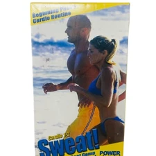 Power 90 Cardio 1-2 Sweat! VHS Tape Beginning Phase Cardio Routine  NEW SEALED
