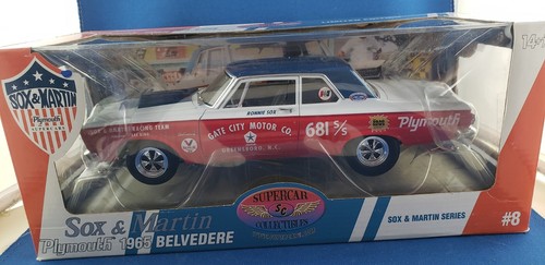 Supercar 1965 Plymouth Belvedere Sox & Martin 1:18 Diecast - Picture 2 of 5