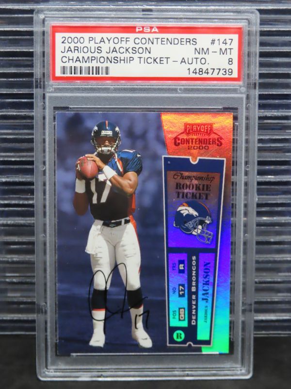 Jarious Jackson Playoff Contenders Championship Ticket #147 Base