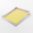 2x 100T Cornice Setaccio 78x61cm A2 + Telaio Alluminio per Grafico Serigrafia