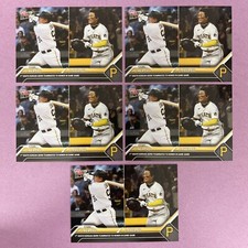 (5) 2023 Topps Now Ji Man Choi/JI Hwan Bae #99 HR IN SAME GAME LOT PIRATES