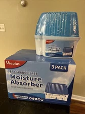 (NEW) Vacplus Fragrance Free Moisture Absorber 3 Pack