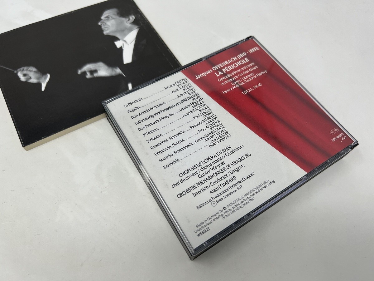 OFFENBACH: La Perichole 2-CD (LOMBARD Crespin/Vanzo/Bastin