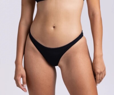 Jolyn Bikini Swim Bottom Europe Style Black Medium New With Tags