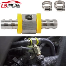 Fuel Line Fuel Pressure Gauge Sensor T-Fitting Adapter GlowShift 1/2” US