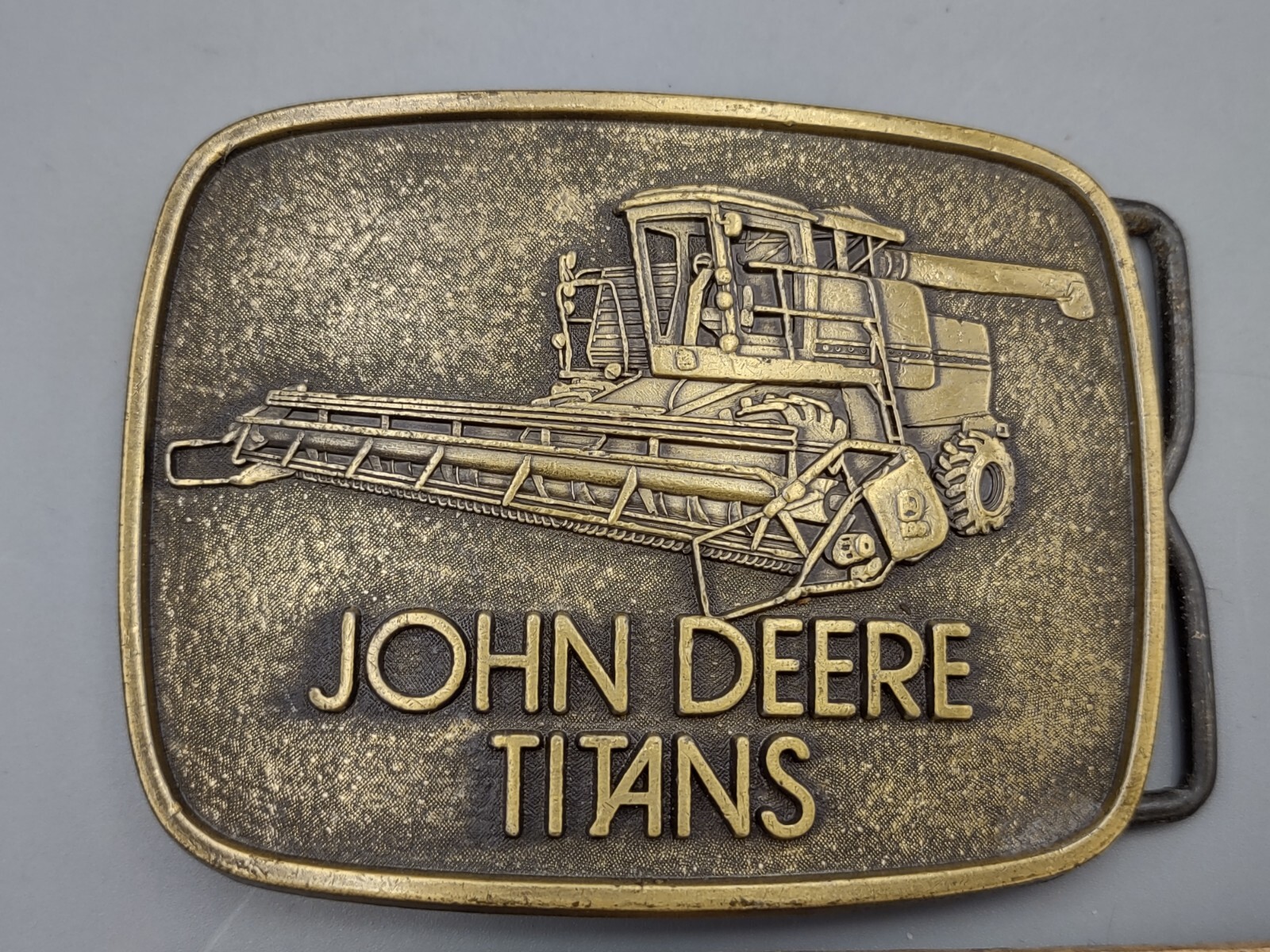 Casquette Vintage John Deere Série 50 - Style Années 80, Cuir Velours Côtelé (tracteur Agricole) - Neuf Sans étiquette
