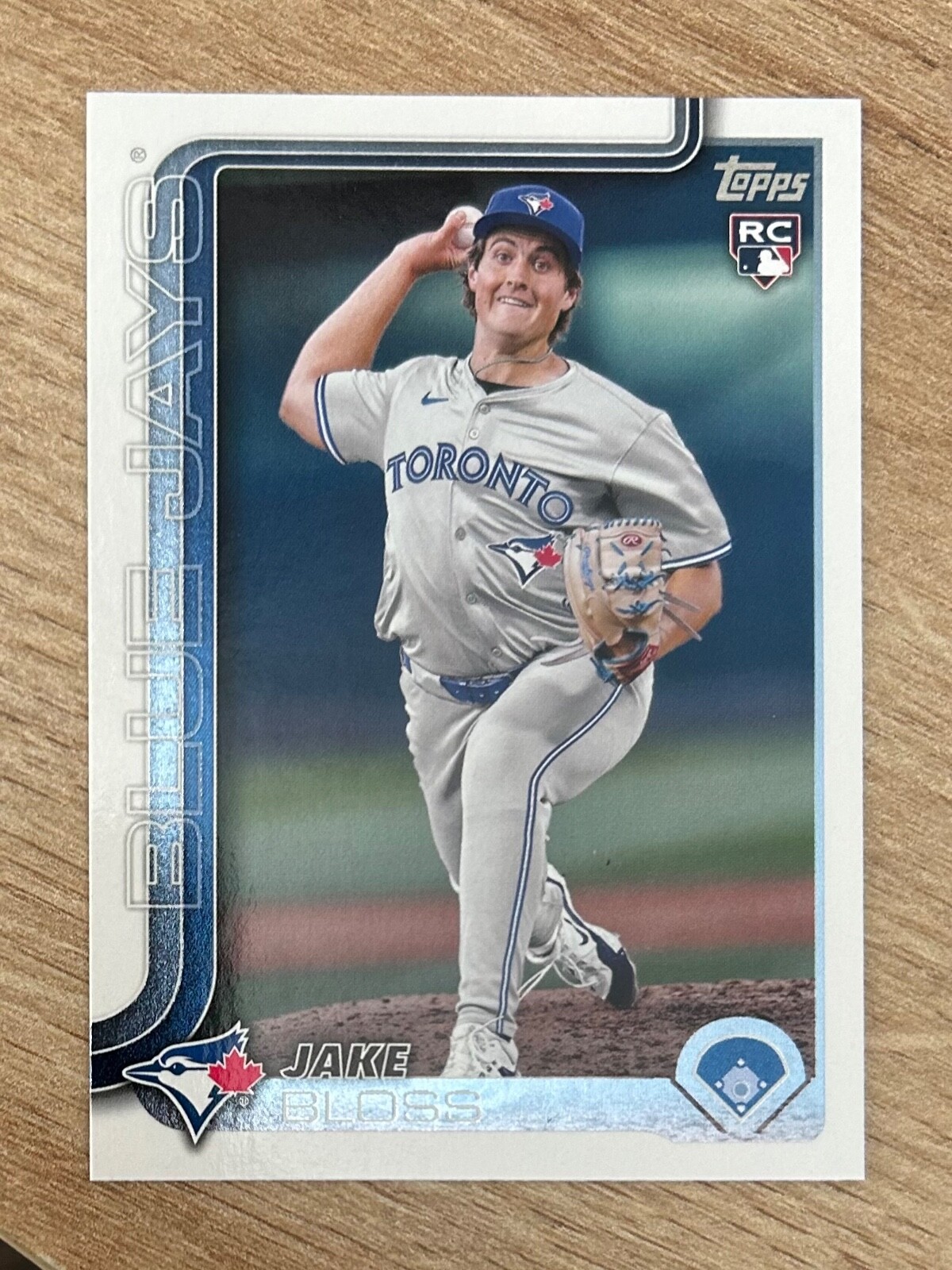 2025 Topps Series 1 Jake Bloss Rookie Card #63 Toronto Blue Jays MLB