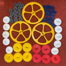 Job Lot Bundle of 51 Different Knex K'NEX Cogs. 