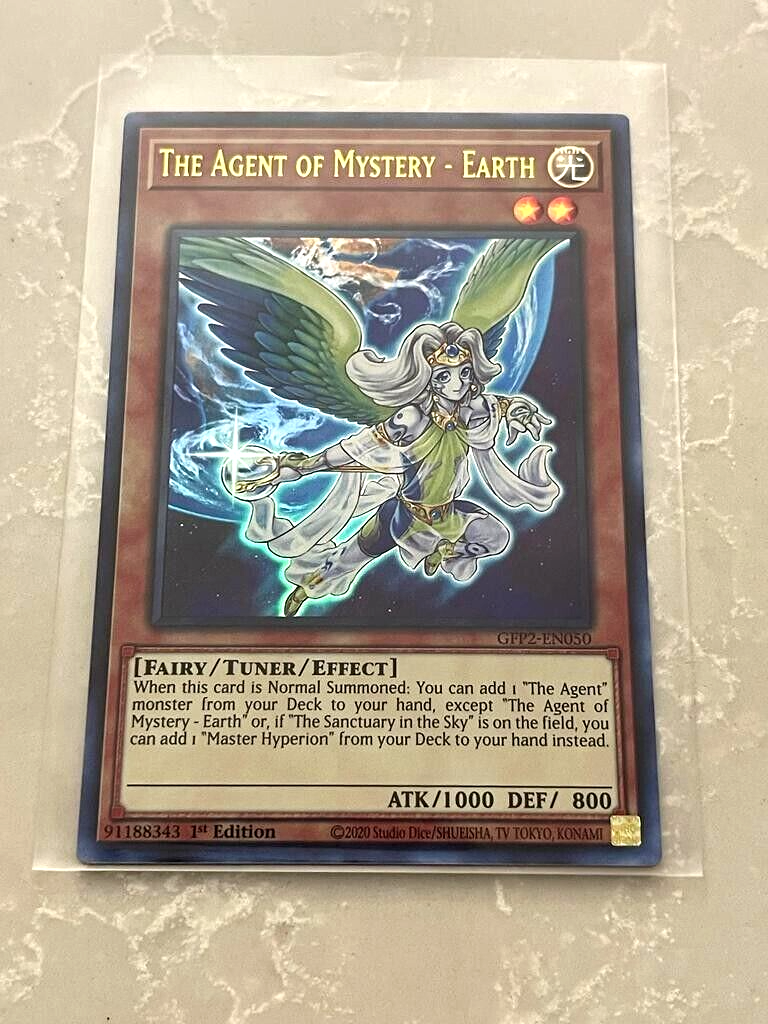yugioh agent deck 2025 x1 The of Mystery - Earth 1st Edition GFP2-EN050 Ultra Rare (NM!) Agent Deck List and Card