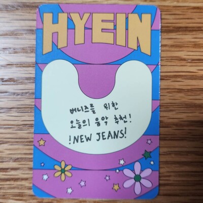 Hyein Official Photocard New Jeans Get Up The Powerpuff Girls x NJ