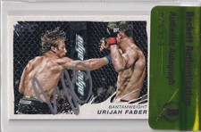 Urijah Faber Signed 2011 Topps UFC Moment of Truth Card #71 BAS COA Autograph