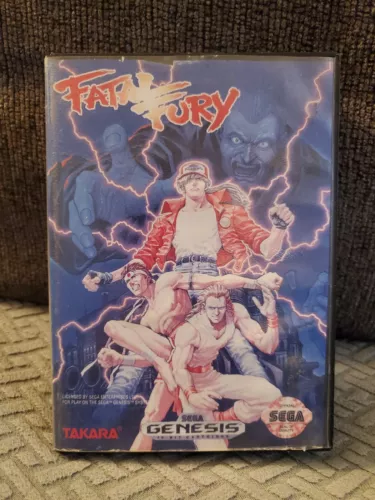 Fatal Fury (Sega Genesis, 1993) Cartridge With Case