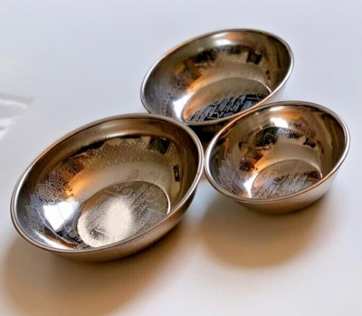 3 Pcs. SET AYAT E SHIFA DRINKING BOWL (Katori) #QSSSB [Gift for All Occasions]