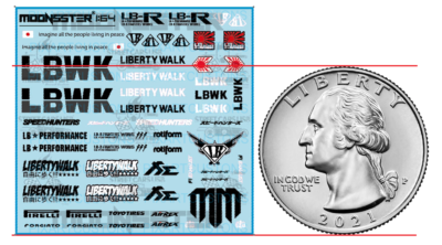 JC-9112 DECALCOMANIE SCIVOLO Toner Bianco Sprite Per Ruote Calde - Foto 4