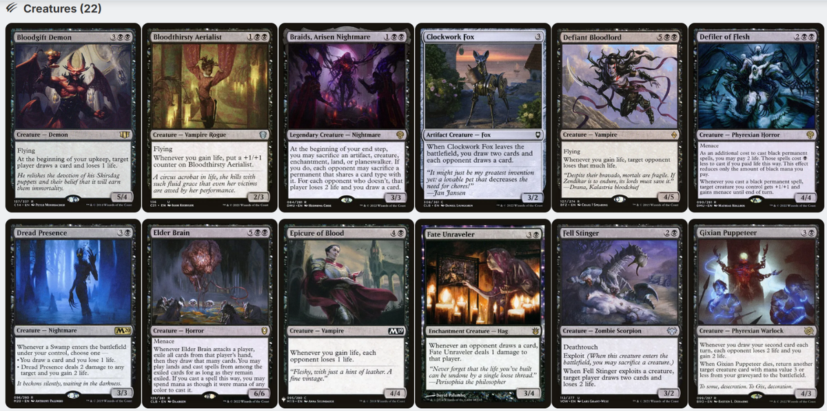 Sheoldred, the Apocalypse FORCED CARD DRAW Magic Deck **NO