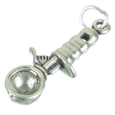Ice Cream scoop sterling silver charm .925 x 1 Icecream Ices scoops.
