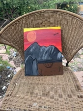 Sunset Over The Mountain