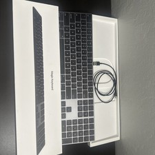 Apple Magic Keyboard with Numeric Keypad Space Gray A1843 Tested 100% Working