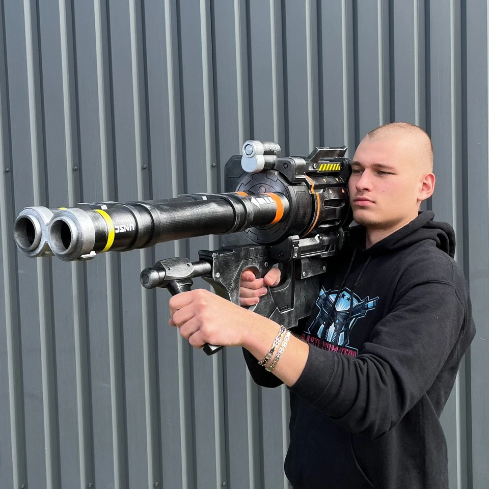 Réplica de pistola halo lanzacohetes Reach M41 SPNKR impresa en 3D - no oficial Foto 3 de 4