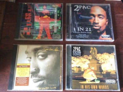 2Pac [4 CD] In His Own Words Rose That Grew 1 in 21 Strictly 4 My N.I.G.G.a.Z.