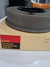 Vintage Kodak Carousel Transvue 80 Slide Tray ORIGINAL Box INSTRUCTIONS 