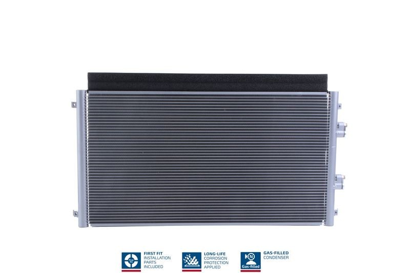 Condenseur de climatisation Nissens 941294 pour OE 921105SH0B en aluminium
