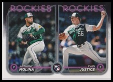 2024 Topps Update #US270 Evan Justice / Anthony Molina RCOM, RC