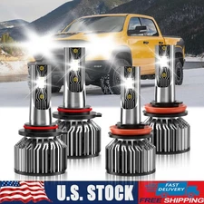 For Ram 1500 2011-2023 LED Headlight Bulb Combo High/Low Beam 6500K 26000LM