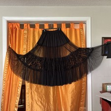 Full Black Bellydance Skirt Tribal Dance Fusion Costume