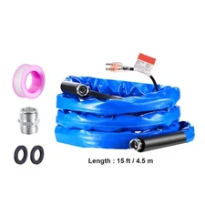 15ft Heated Water Hose for RV -45℉ Antifreeze Heated Drinking Water Hose