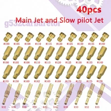 40PCS FOR PWK KEIHIN OKO CVK Carb Main Jet Kit Set Slow/Pilot Jet-US