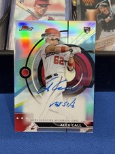 2023 Topps Finest - Finest Autographs Alex Call #FA-AC (AU, RC)