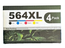 4PK Ink For HP 564 564XL PhotoSmart 7510 7520 7525 309 309A C5300 C310 C410 C510
