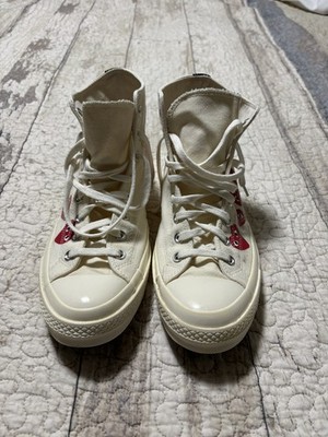 Converse Chuck Taylor Comme des Garcons PLAY High Top Multi-Heart White Men s 11