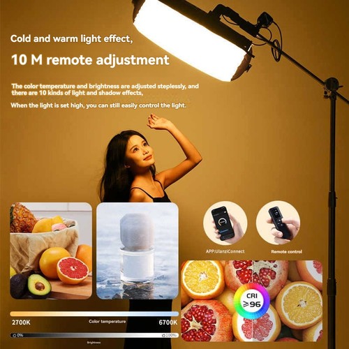 AL60 Inflatable Foldable Air Tube Light LED Light Fill Light 2700-6500K6052 - Picture 8 of 10