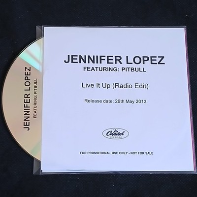   Jennifer Lopez Featuring Pitbull   Live It Up (2013 Promo CDR With Hype)